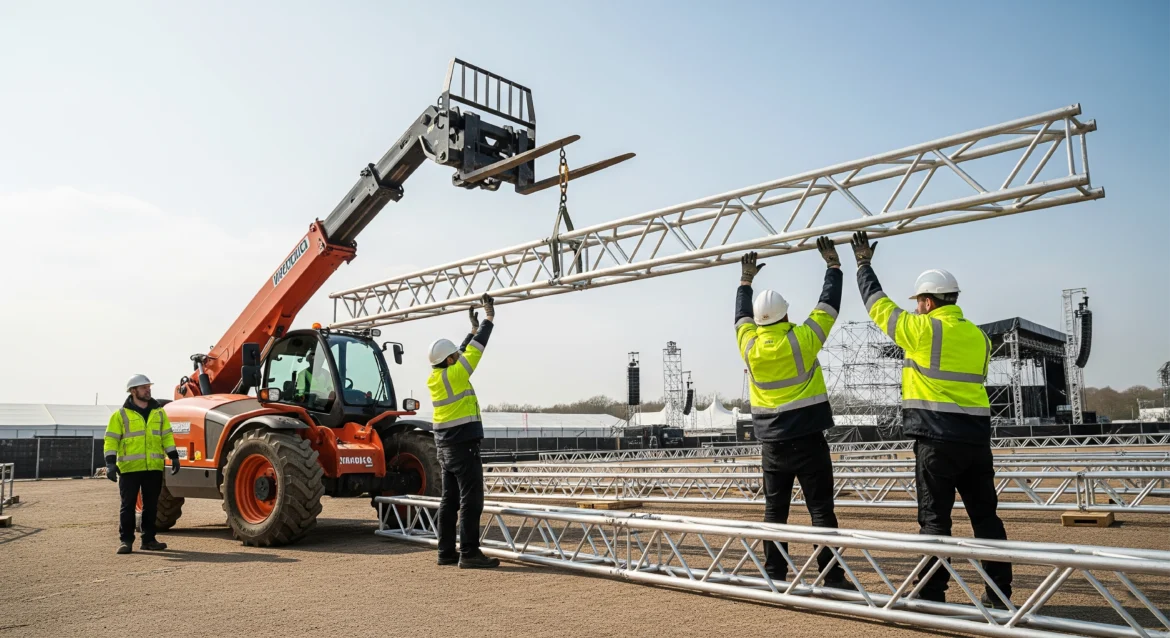 telehandler lifting truss